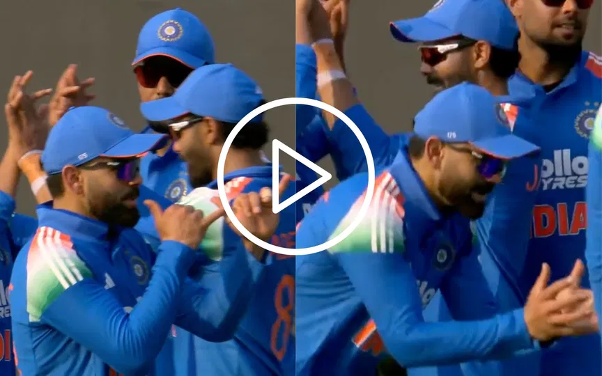 [Watch] Virat Kohli does 'Nagin Dance' in Vadodara as Phillips perishes to Kuldeep